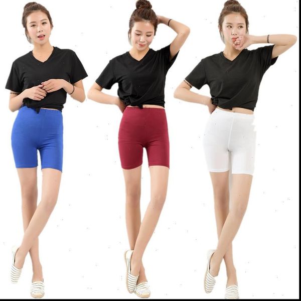 

arrival womens short summer style big elastic plus size 5xl 100kg high waisted candy colors shorts women, White;black