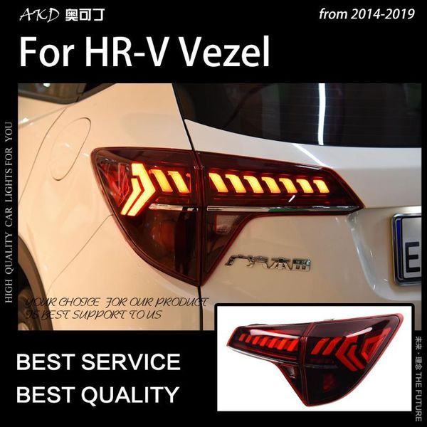 

other lighting system akd car styling for hr-v tail lights 2014-2021 led light hrv rear lamp drl signal brake reverse auto accessories