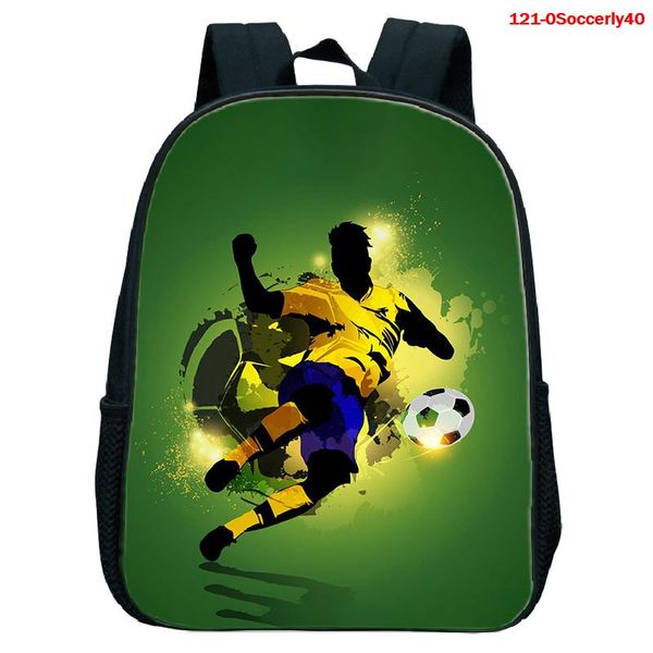 

backpack 12 inch cool soccerly / footbally print for 2-4 years old kids children school bags small toddler bag kindergarten