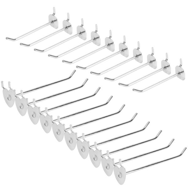 

hooks & rails 20pcs shelf storage pegboard hanger for store practical iron