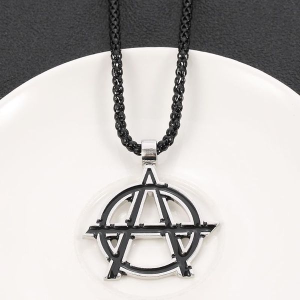 

2021fashion statement necklace five-pointed star pendant black rope link hip hop accessories jewelry brithday gift necklaces, Silver