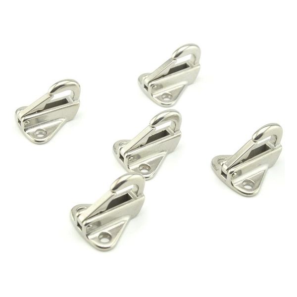 

5pcs 316 stainless steel snap type 35mm fender hook for boat yacht marine accessories rafts/inflatable boats