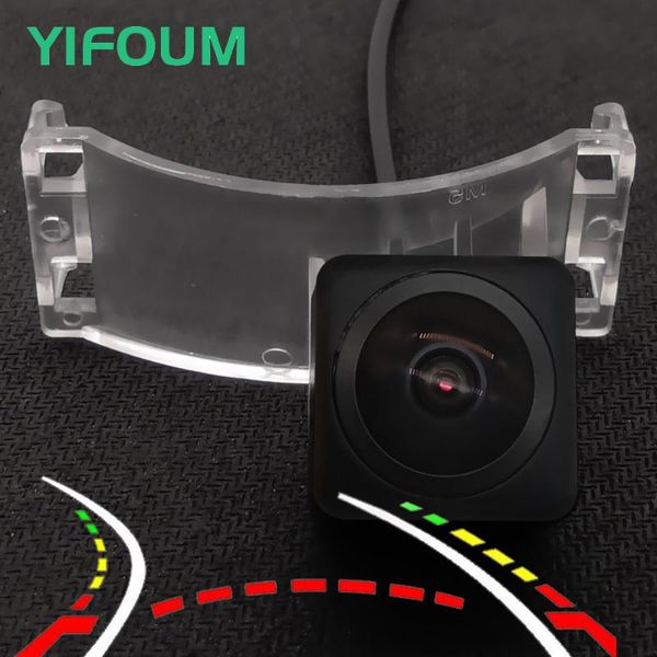 Auto-Rückfahrkameras, Parksensoren, Fisheye HD, dynamische Flugbahn, kabellose Rückfahrkamera für 5 M5 CX-9 CX9 Premacy 3 Compact Van