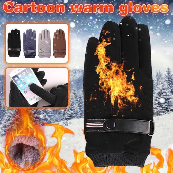 

ski gloves winter handschoenen heren men warm touchscreen windproof for guantes nieve luvas inverno 2021