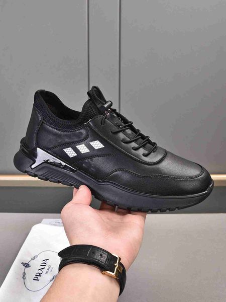 

luxury designer couples casual shoes authentic metal trample lazy dress shoe buckle shoes running mens sports [with box] au8, Black