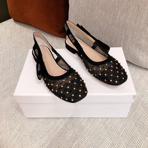 

new arrival women sandals genuine leather 2 colors womens sandal highs heel studded fashion trend popular woman banquet wedding shoe size 35, Black