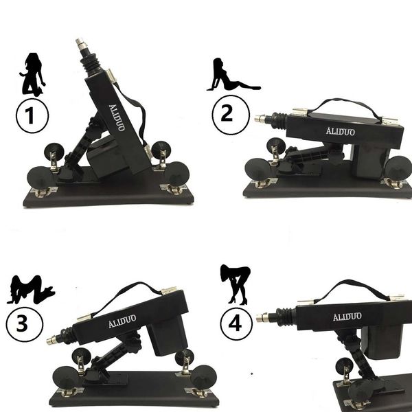 

sex massager AKKAJJ Automatic sex toy for Unsex Thrusting Massage Machine gun with All Attachments