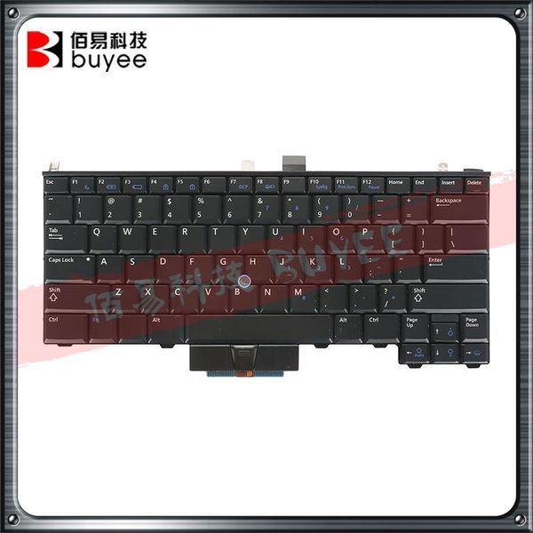 

keyboards original black us keyboard with backlit for latitude pp13s e4310 trackpoint lapenglish version