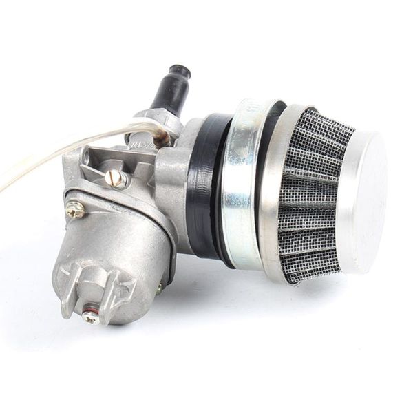 

1set metal motorcycle carburettor carb air filter set for 47cc 49cc mini moto pit dirt bike go kart fuel system