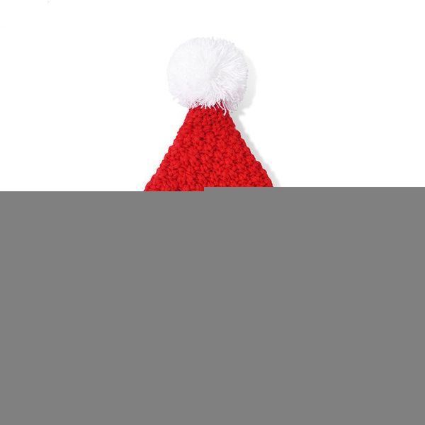 

caps & hats knitted kids christmas cap baby boy girl hat warm children autumn winter parent-child for toddler bonnet, Yellow