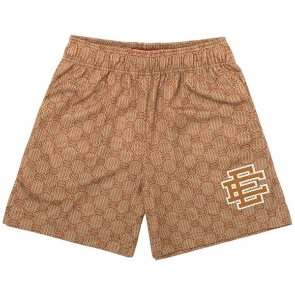 

summer brand luxury fashion men's eric emanuel shorts ee basic short designers newyork city skyline loose fitness beach breathable wome, White;black