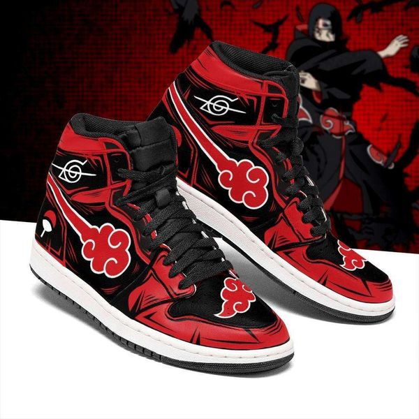 

akatsuki itachi sneakers custom akatsuki symbol anime sho