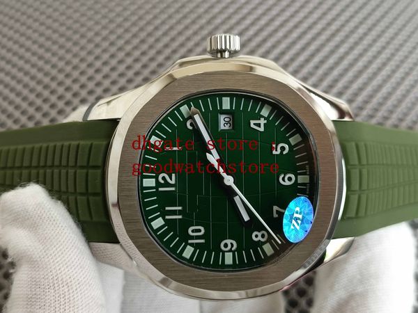 

maker good wristwatches 42mm 5168g 5168g-010 rubber mechanical automatic sports bands sapphire watches, Slivery;brown