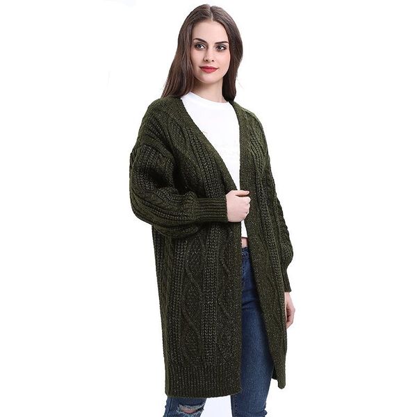 

women's sweaters winter autumn oversized sweater long female cardigans latern sleeve casual knitted poncho korean sueter, White;black