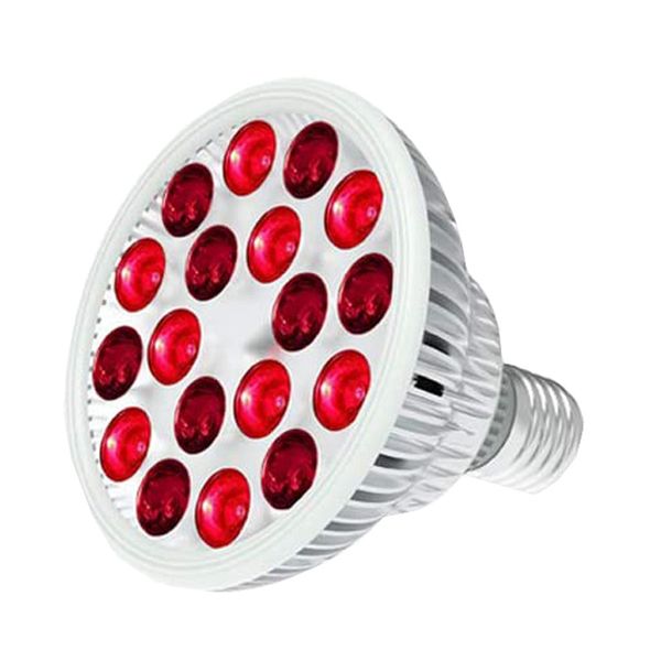 

2022 popular 54w led therapy light 660nm 850nm red infrared lighting e27 bulb for home use pain relief