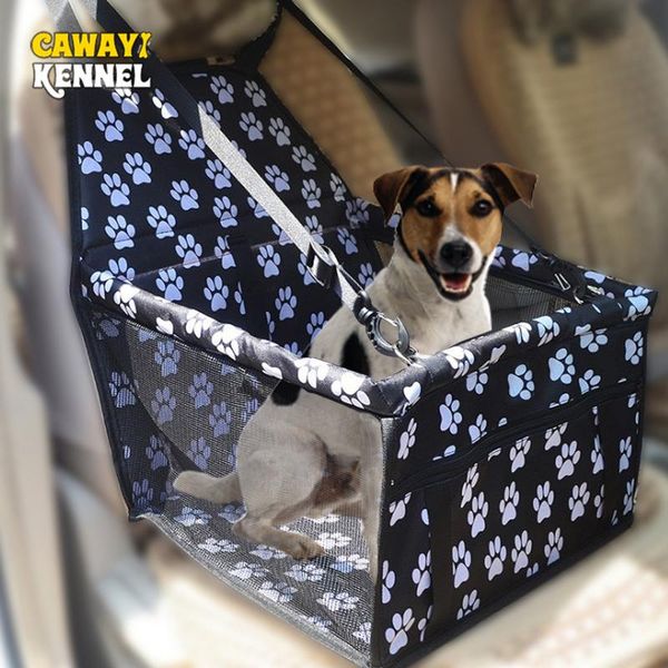 

dog car seat covers cawayi kennelwaterproof printing breathable reinforcement pet front protection cat foldable portable transport