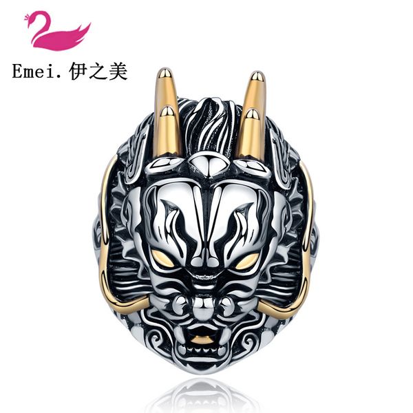 

ring personalized creative 12 zodiac s, fashionable men's jewelry, old faucet, Silver