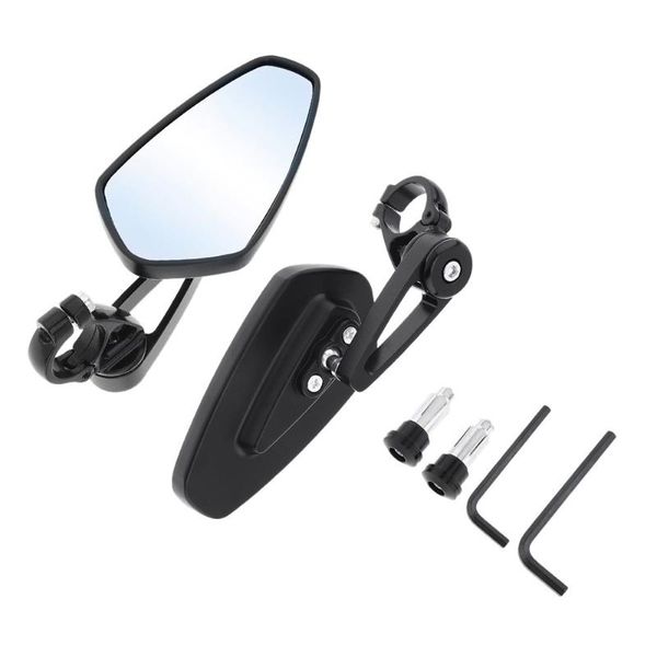 

motorcycle mirrors 2 pcs handle bar end bike/motorbike rearview for 7/8" rod