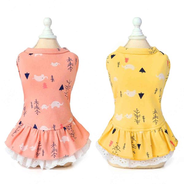 

pet clothing pet spring and summer dog suppli elephant skirt