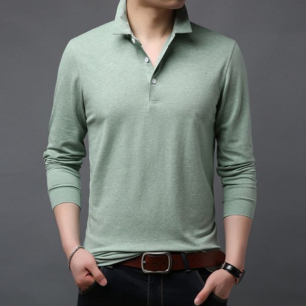 

men's polos shirts men slim fit long sleeve cotton polo homme camisas solid spring male casual 1j7s, White;black