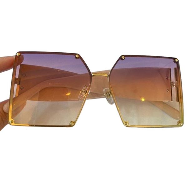 

sunglasses square oversized women 2021 uv400 rivet men sun glasses, White;black