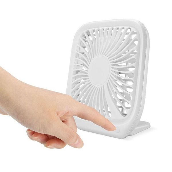 

electric fans portable 3 files adjustable mini usb charging noiseless deskfan for home gift decoration
