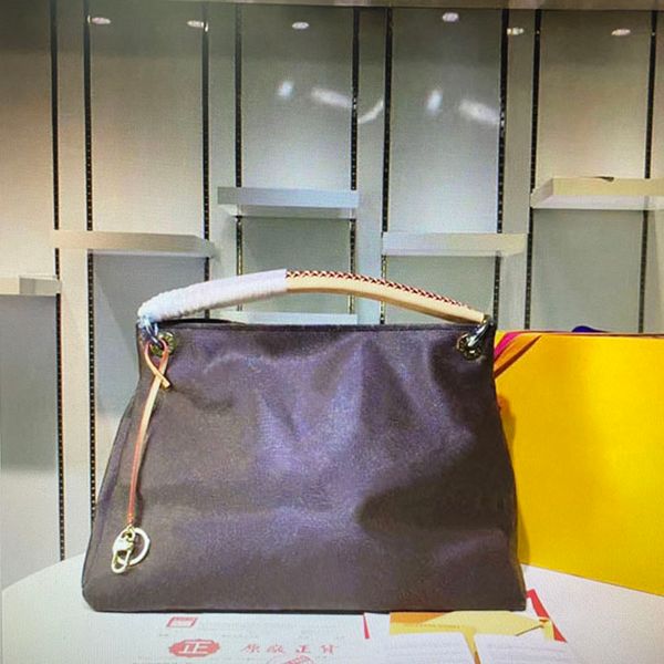 

m44869 artsy totes luxury designer handbag for women shoulder bag fashion printing embossed medium capacity casual tote woman classic hand b