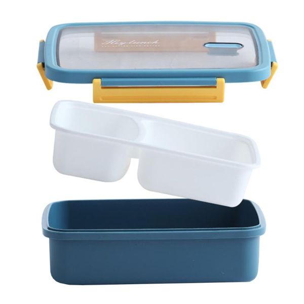 

dinnerware sets 1pc compartment simple bento box portable sealed carrier