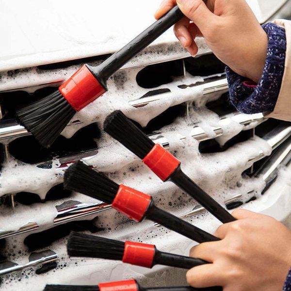 

car sponge 5pcs wash detailing brush auto cleaning tools set dashboard accessories air outlet