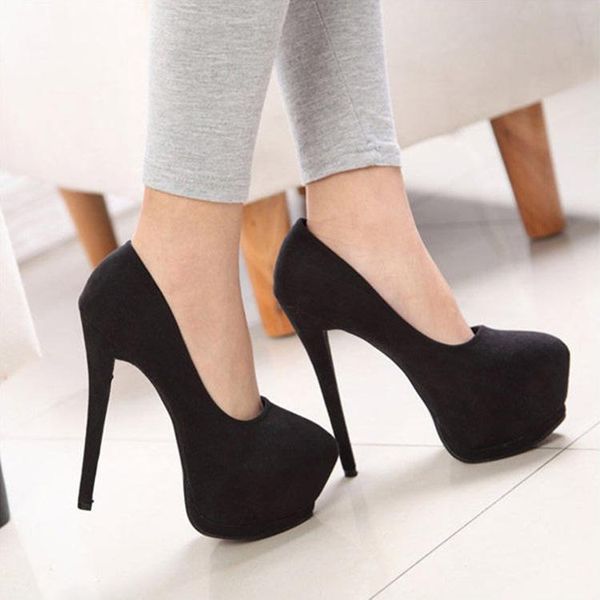 

platform heels summer fashion waterproof platform single shoe model single high-heeled shoes black platfrom pump shoes 2021