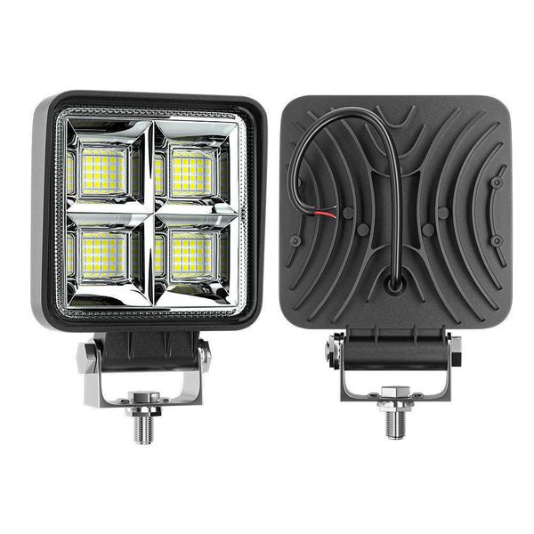 

4inch 48w car led work light 6500k white spot beam lights square 64led working lamp for car motocycle off-road universal 12v 24v