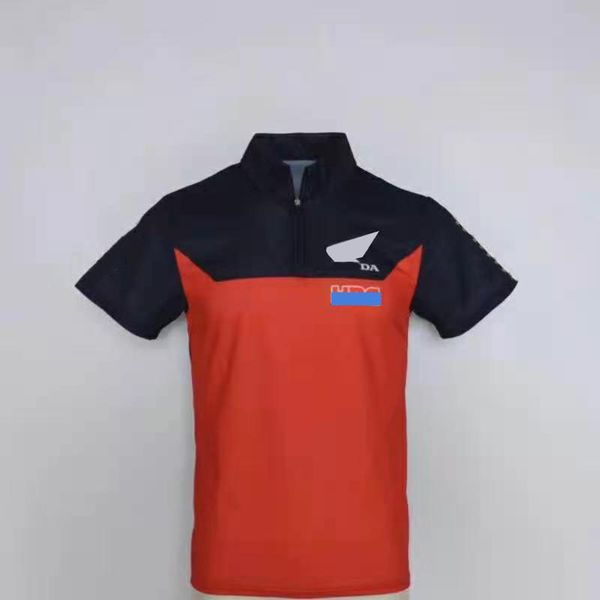 

2021f1 motorcycle extreme off-road racing men's and women's fashion venue overalls short-sleeved quick-drying polo shirt can be cu