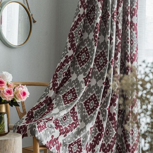 

curtains for living room chenille curtain fabric cotton and linen shade & drapes