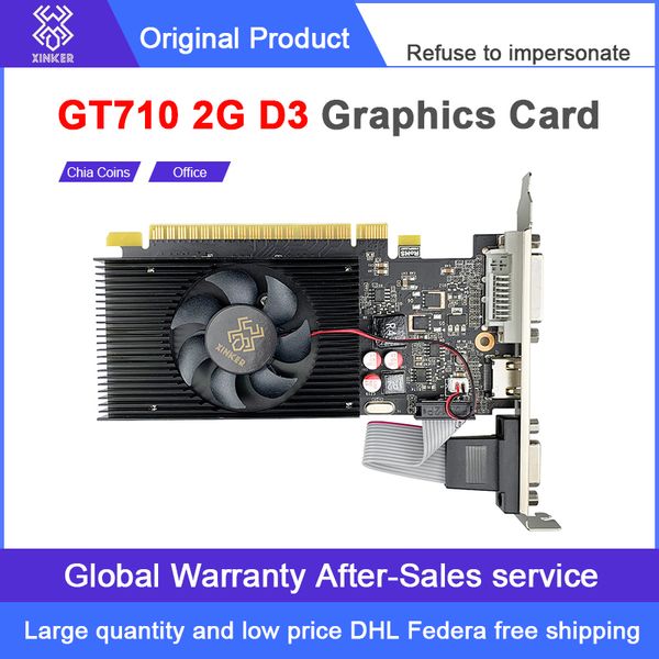 

gt710 2g graphics card half-height small chassis bright machine independent half high-definition silent 4096x2160 resolution