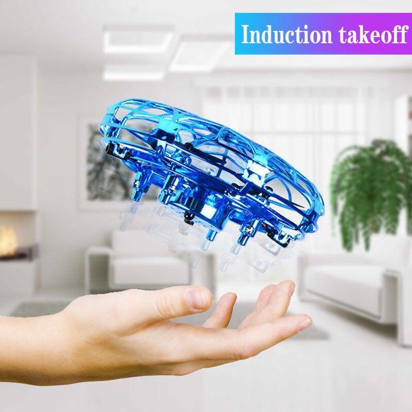

mini helicopter ufo drone infrared hand induction remote control aircraft upgrade children's quadcopter gift drones