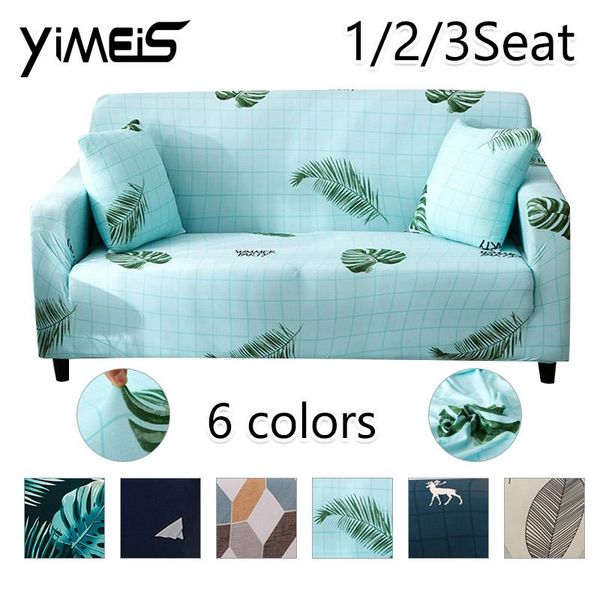 

chair covers sofa cover living room printing spandex elastic for 1/2/3 seat corner