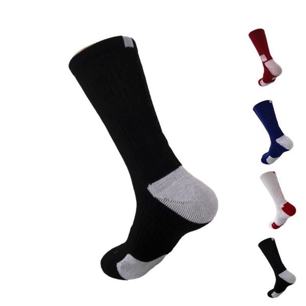 

usa professional elite basketball socks long knee athletic sport men fashion compression thermal winter 10pairs/20pcs, Pink;yellow
