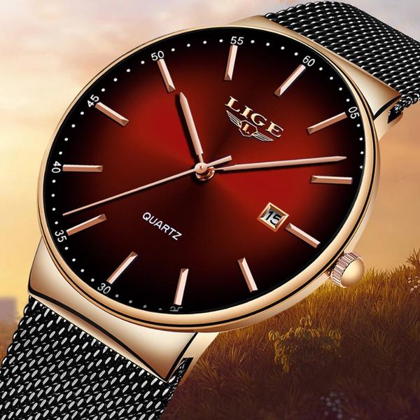 

wristwatches ultra thin ladies watch women watches waterproof rose gold stainless steel quartz calendar wrist montre femme, Slivery;brown