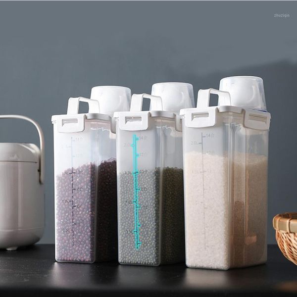 

storage bottles & jars kitchen box food supplies grain tank moisture-proof sealed