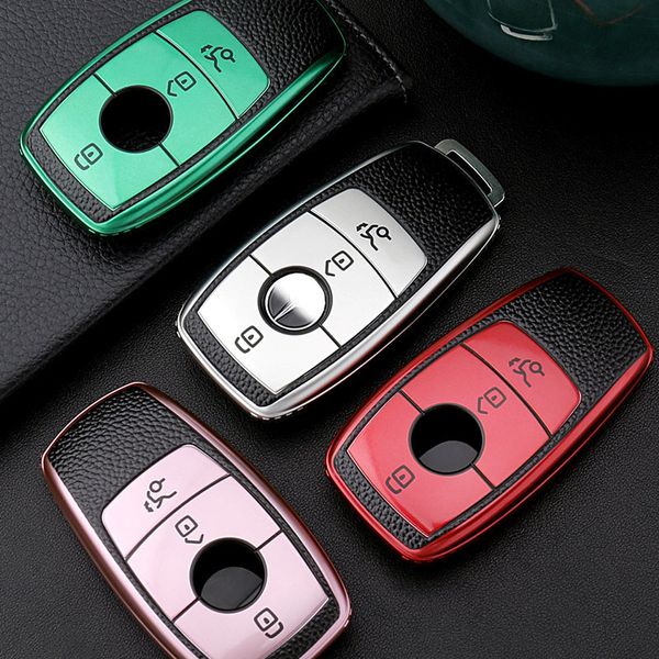 TPU Remote Chave Smart Case Capa Adequado para Mercedes-Benz E Classe C Classe Classe S Gle 2020 Carro Proteção de capa