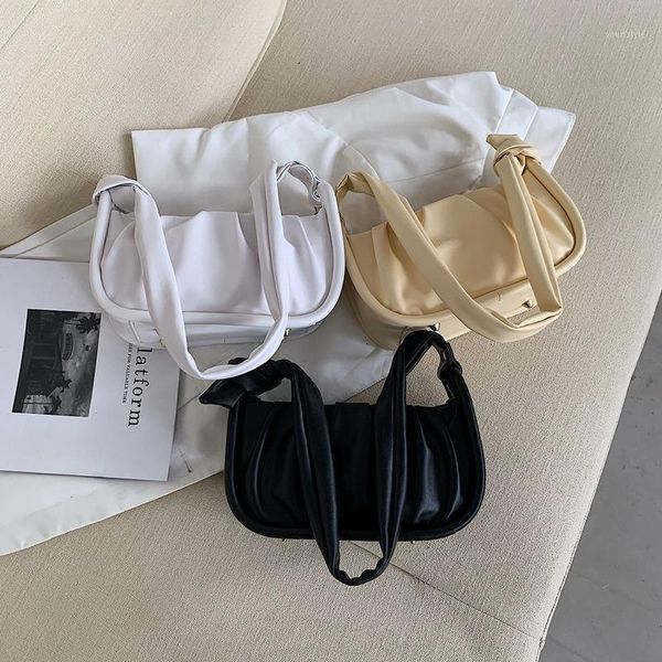 

evening bags female leather solid color chain handbag retro casual women totes shoulder fashion exquisite shopping bag 2021 summer