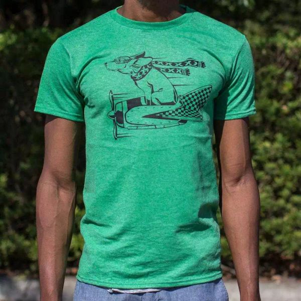 

canine aviator t-shirt | short sleeve graphic tee, White;black