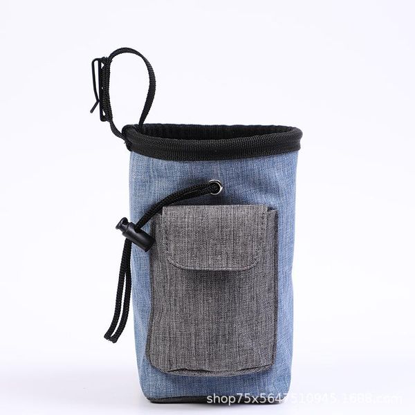

dog car seat covers outdoor treat bag drawstring carries pet toys food poop portable feed storage reward waist bags products for