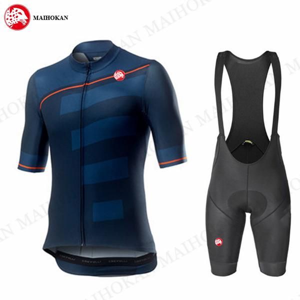 

cycling clothing short sleeve jersey set pro road bike clothes summer bicycle triathlon skinsuit cycle shirt racing sets, Black;blue