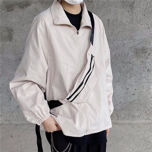 

oversize bf coats and jackets women zipper streetwear style spring fall winter harajuku women's clothing fashion brand bags, Black;brown
