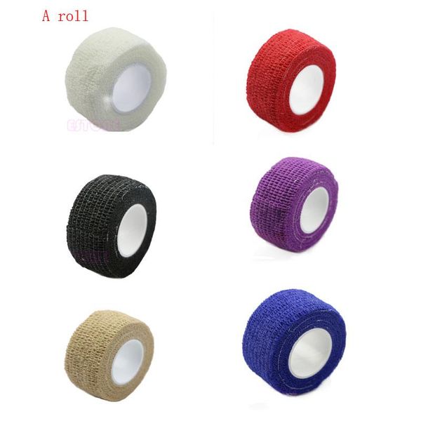 

roll care kinesiology bandage fitness athletic safety sports tape elbow & knee pads, Black;gray