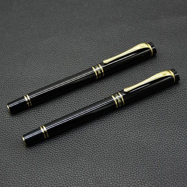 

18pcs business ink pen golden and black 0.5mm nib fountain for school & office stationary wholesale pens