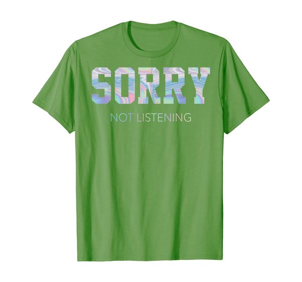 

Not Listening T-Shirt, Mainly pictures