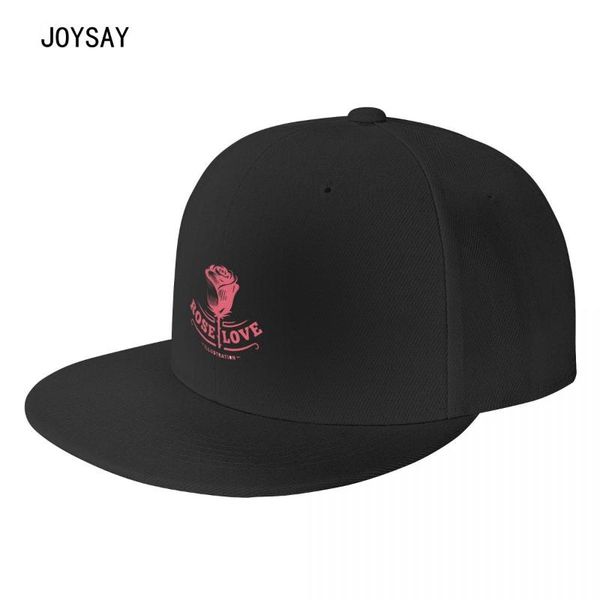 

ball caps hip hop hat rose love street dance cap snapback fitted for men women, Blue;gray