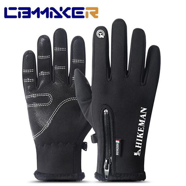 

ski gloves winter touch waterproof cycling fluff warm work for cold weather windproof anti slip